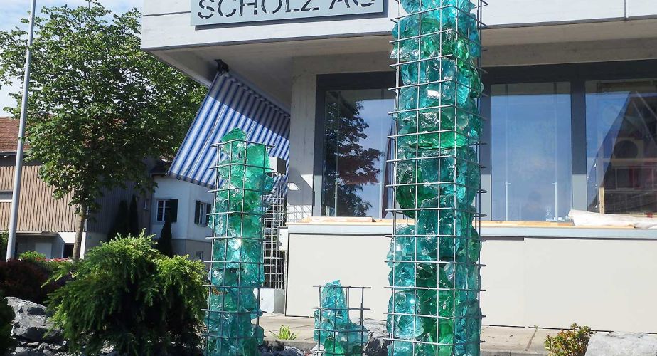 Glasbrocken für Glasgestaltung