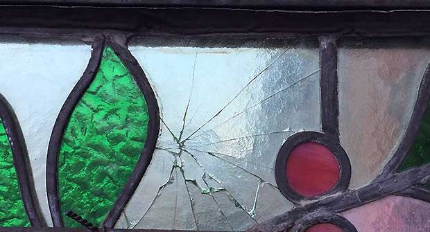 Reparatur Jugendstil-Bleiverglasung