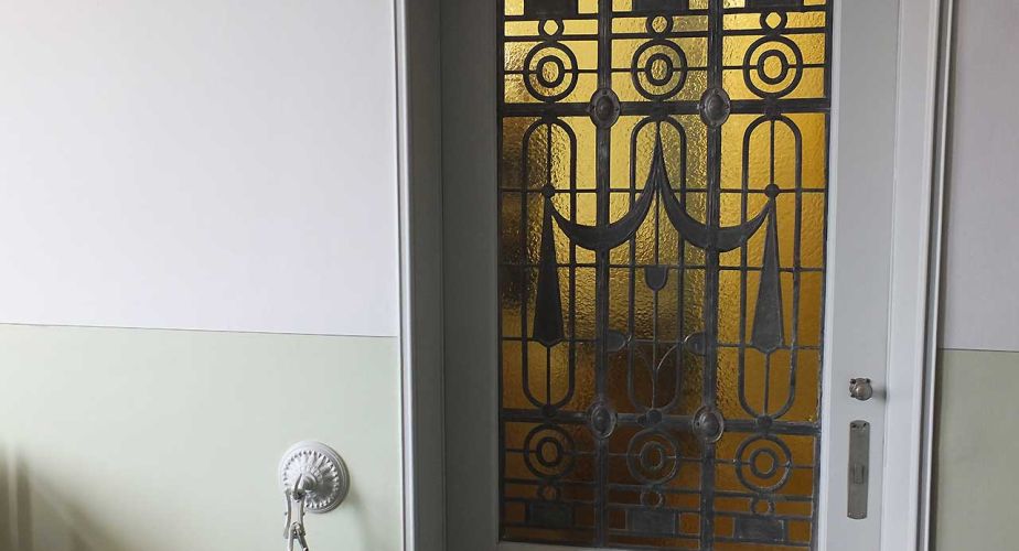Restauration Kunstverglasung Reusssteg 3 Luzern