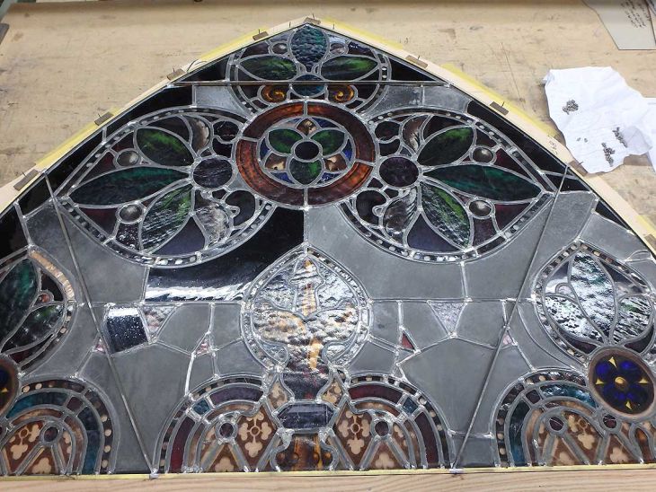 Restauration Kirchenfenster Verstärkungen