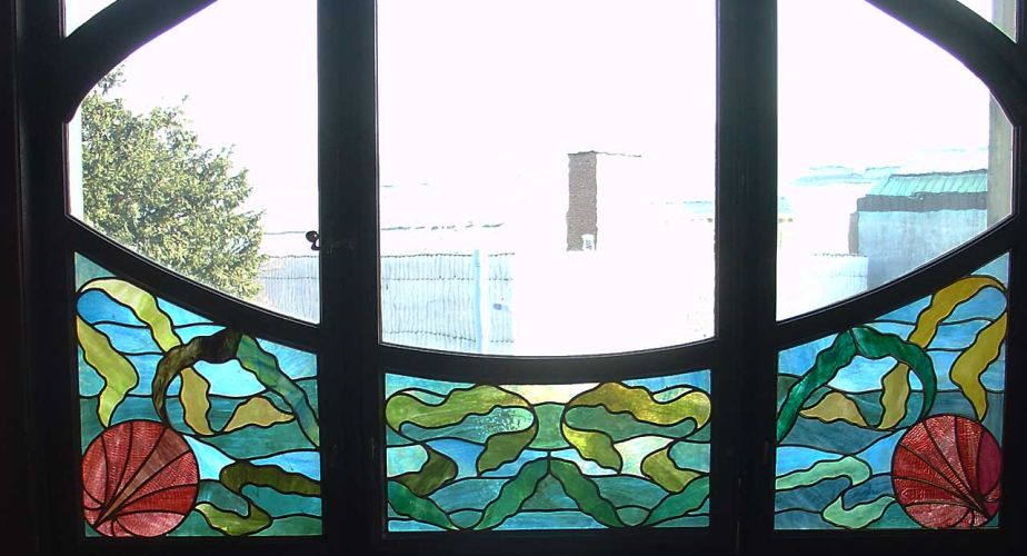 Restauration Jugendstil-Messingverglasung Villa Tobler Zuerich